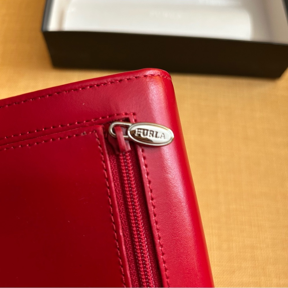 Furla Bloom Wallet Red Leather - Picture 8 of 14